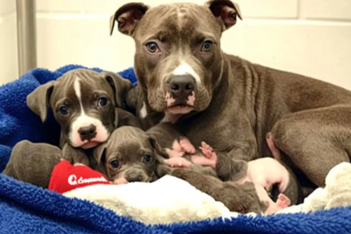 Pregnant Pit Bull