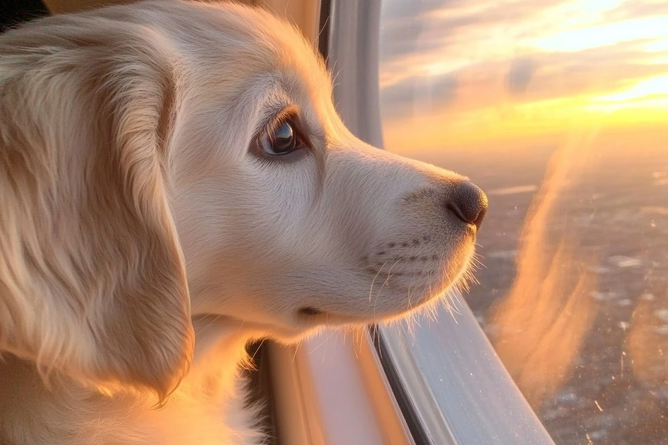 Pup's First Aerial Adventure