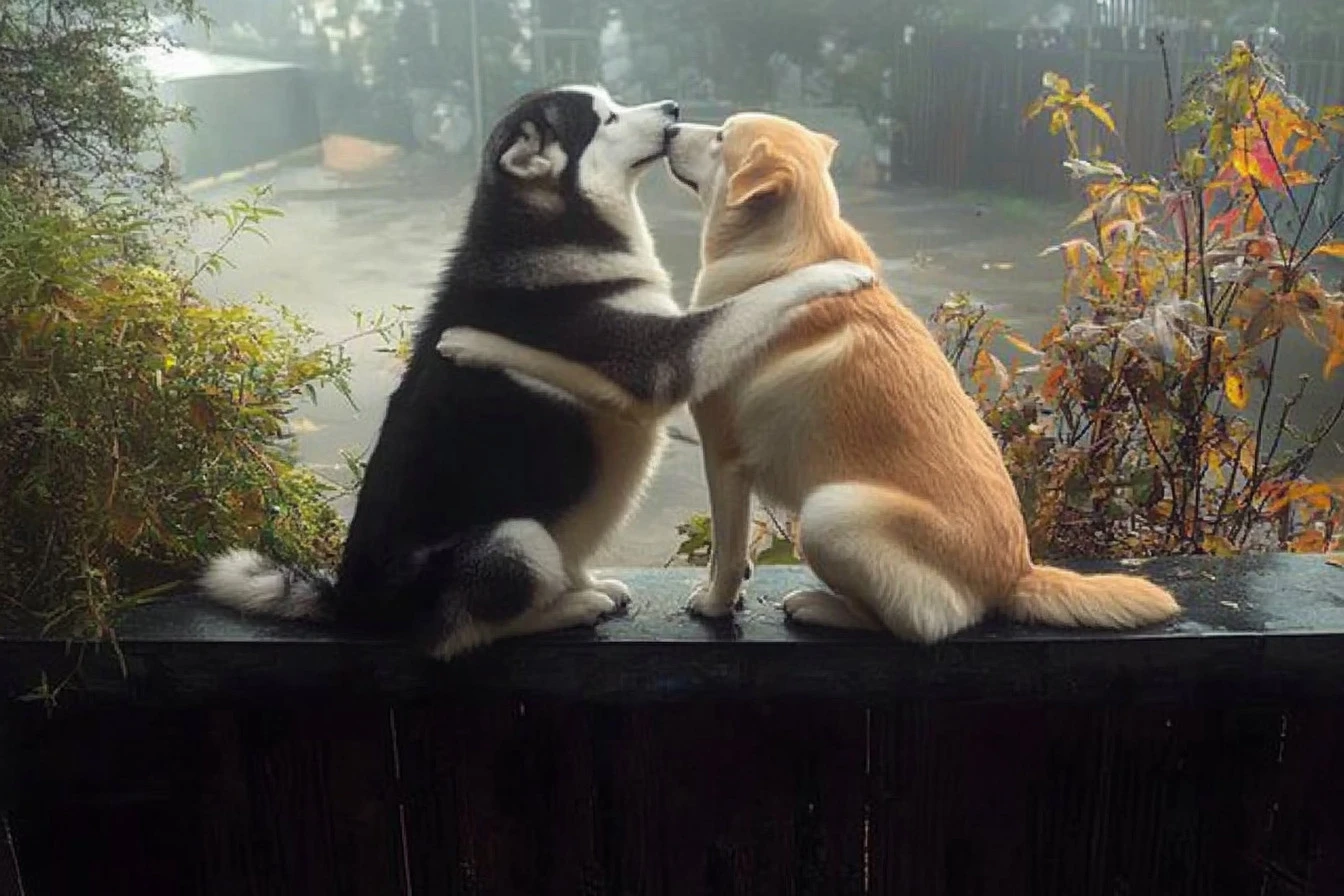 Heartwarming Bond of Dogs