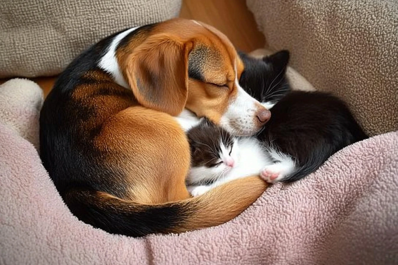 beagles and cats​