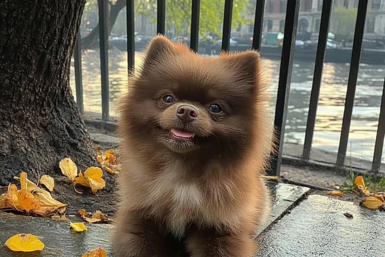 abandoned dog​