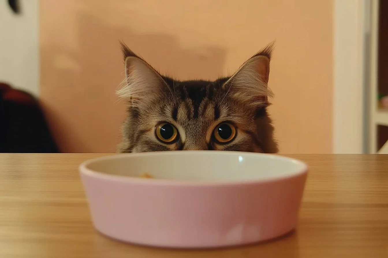 dinner table cat​