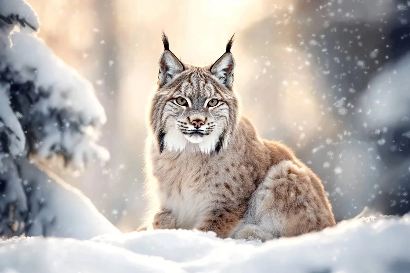 eurasian lynx kitten​