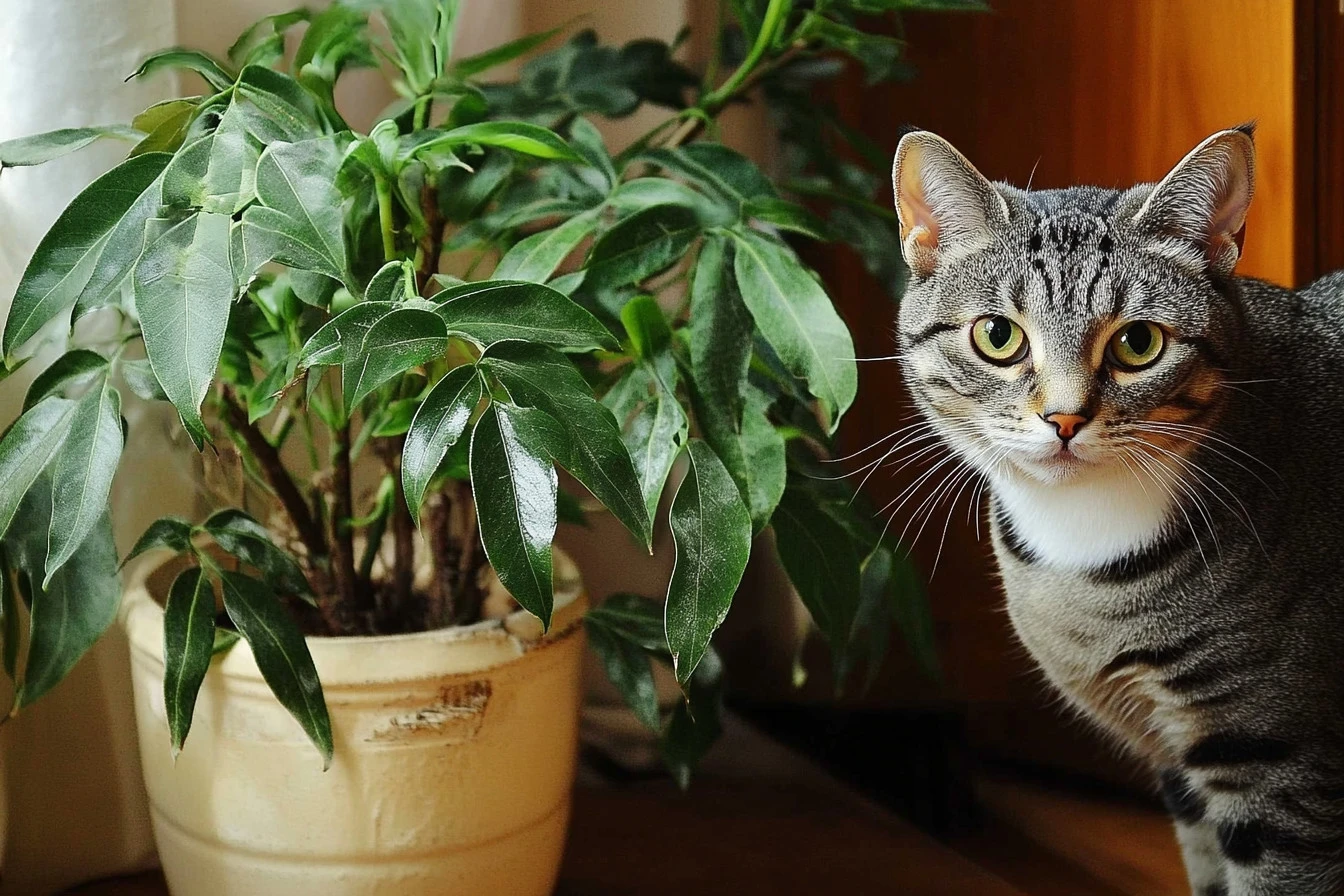 how to keep cats from eating houseplants​