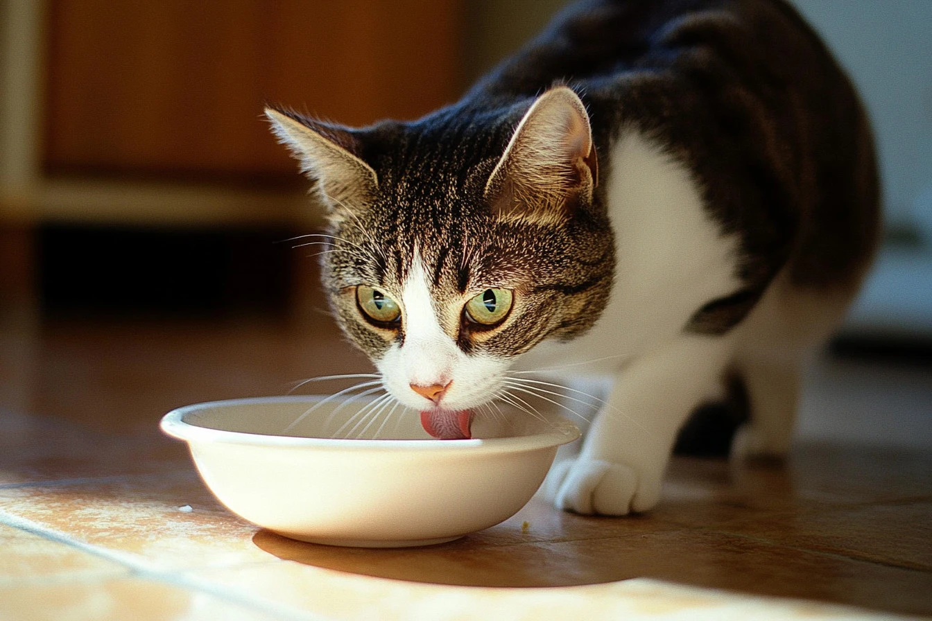 mixing wet and dry cat food​