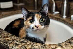 cat in sink​