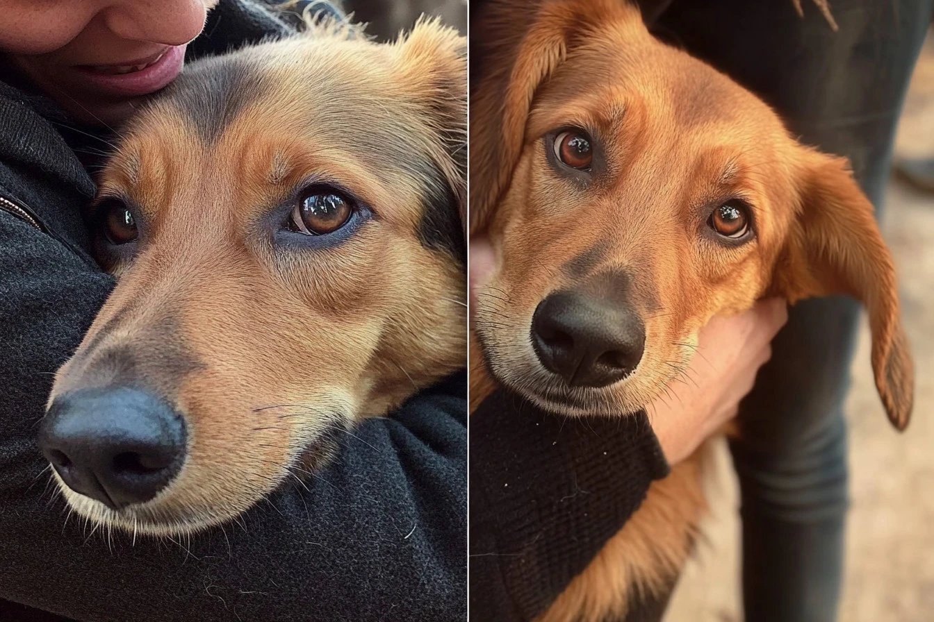 dog crying​