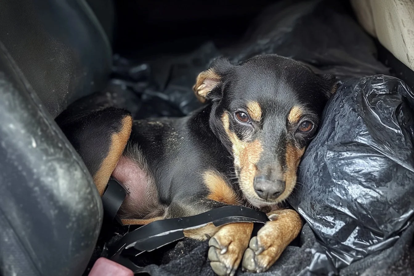 sad story of a dog​