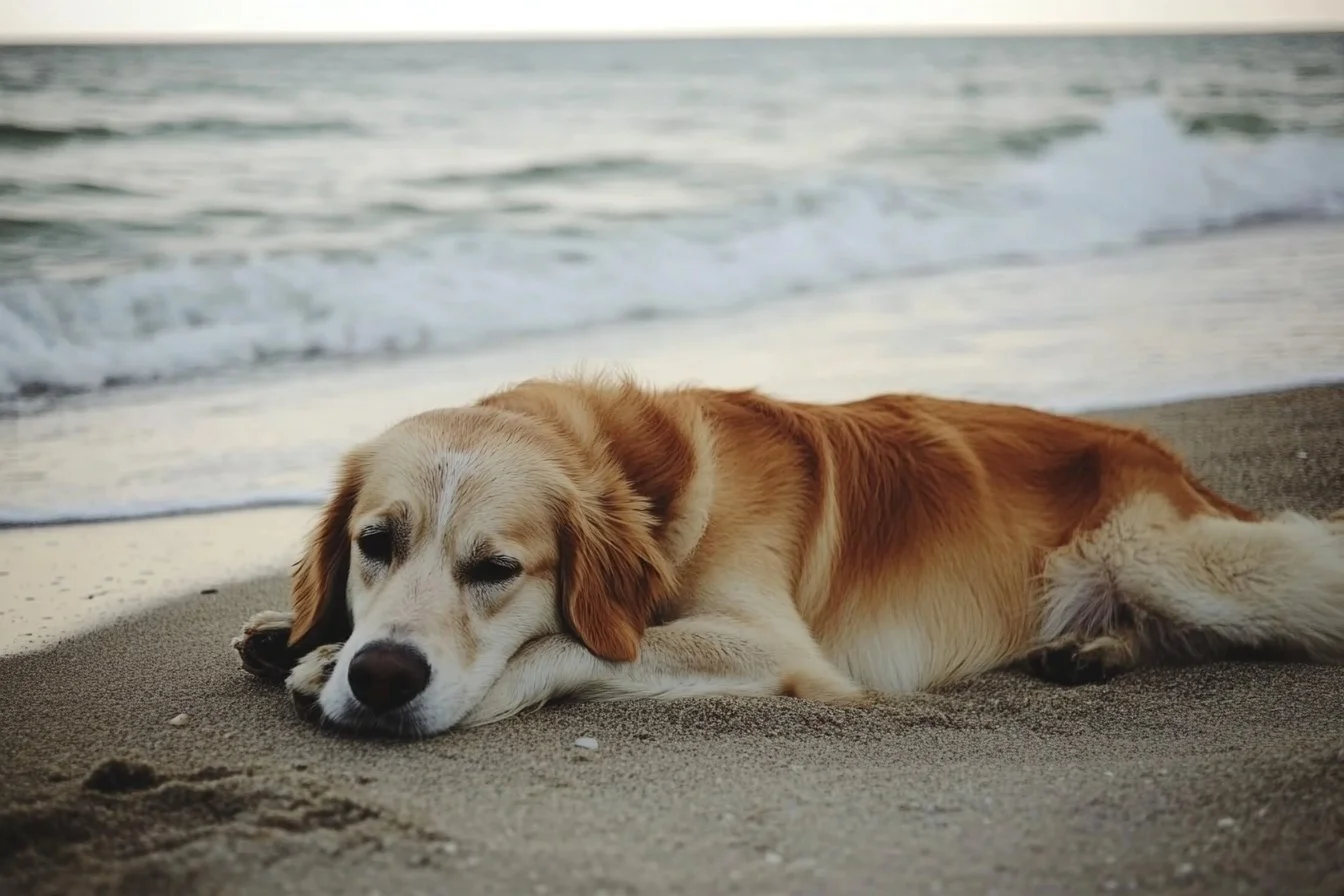dogs on the beach​