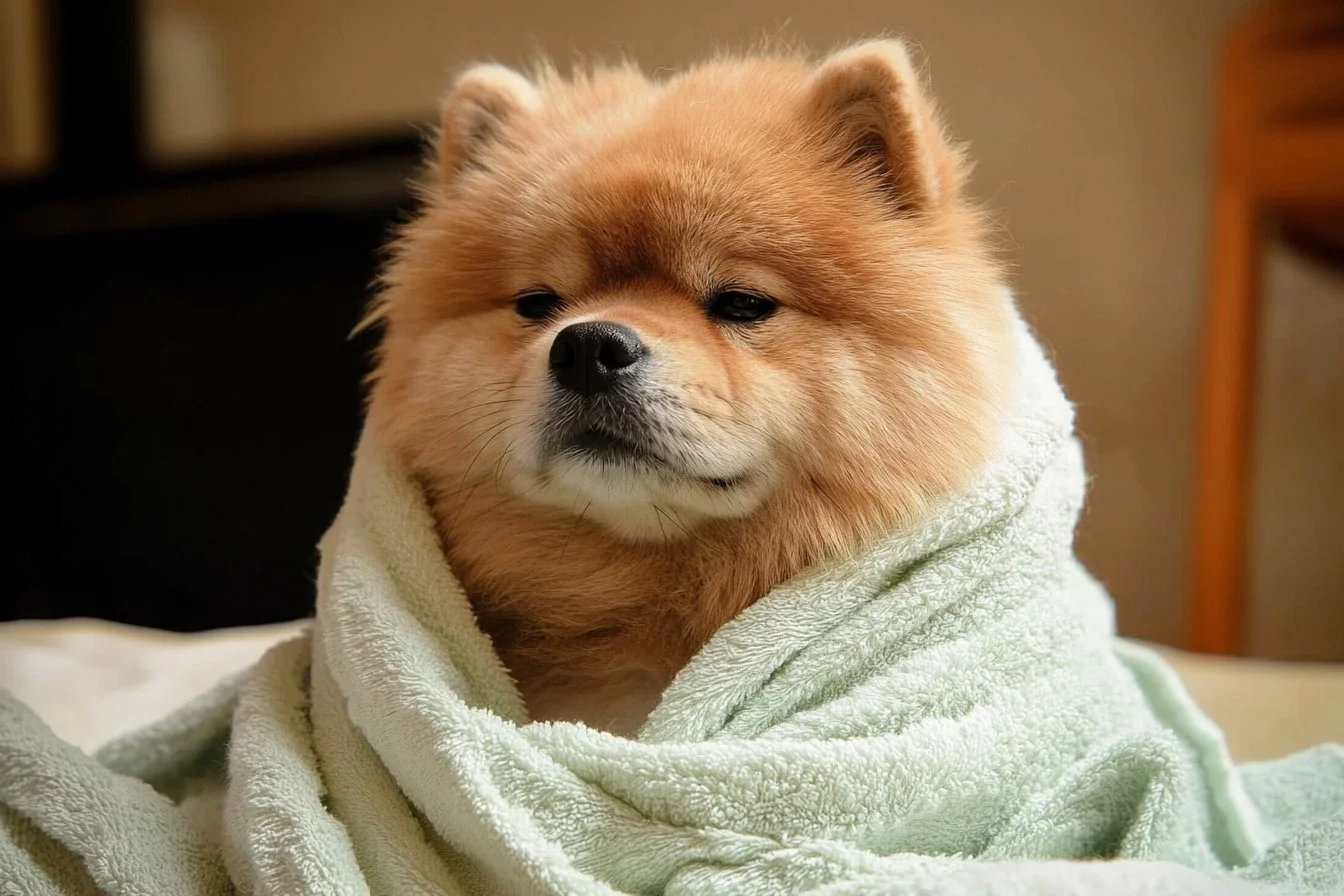 chow chow fur​
